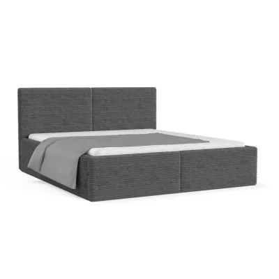 Deine Möbel 24 Polsterbett Grau 200x200 cm