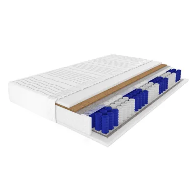 Deine Möbel 24 Taschenfederkernmatratze Weiß 160x200 cm