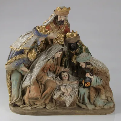 Dekofigur 'Heilige Familie', Höhe ca. 25 cm
