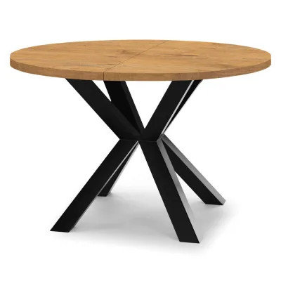 Dekori_Interiors Esstisch Eiche, Schwarz 150x77x100 cm
