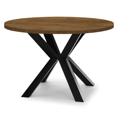 Dekori_Interiors Esstisch Eiche, Schwarz 220x77x120 cm