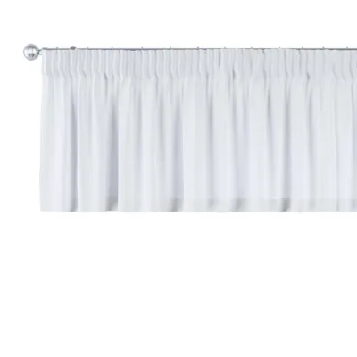 Dekoria Kurzgardine Weiß 130x40 cm