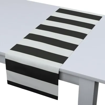 Dekoria Tischläufer Schwarz 40x130 cm