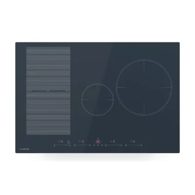 Delicatessa 77 Flex Einbaukochfeld   7500 W   Flexzone   Booster   Induktion Anthrazit
