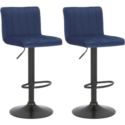 Deluke Barhocker Blau 41x87x49 cm