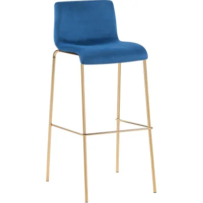 Deluke Barhocker Blau 43x100x48 cm