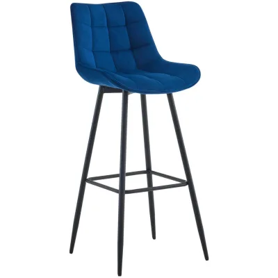 Deluke Barhocker Blau 47x106x52 cm