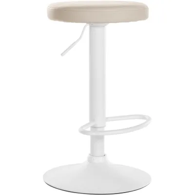 Deluke Barhocker Creme 38.5x60x38.5 cm