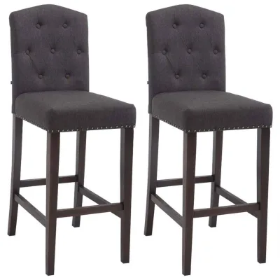 Deluke Barhocker Dunkelgrau 42x113x57 cm