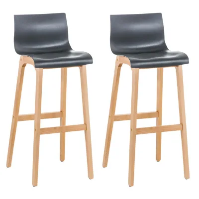 Deluke Barhocker Grau 41x101x46 cm