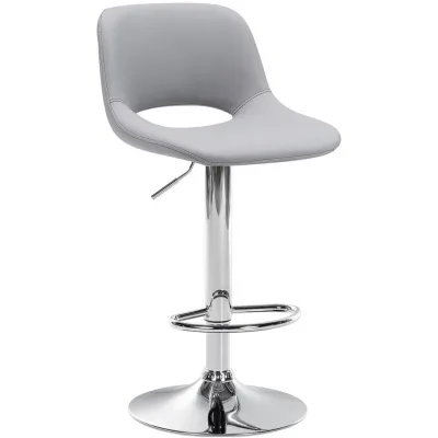 Deluke Barhocker Grau 42x86x46 cm