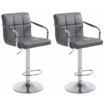 Deluke Barhocker Grau 54x91x46 cm