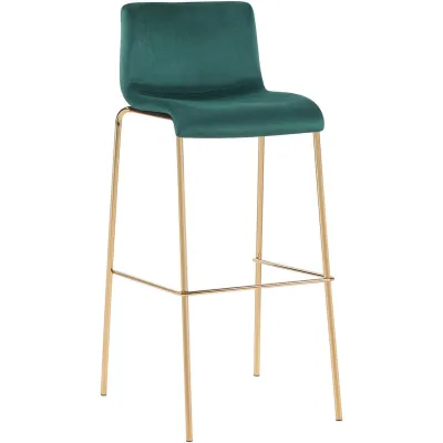 Deluke Barhocker Grün 43x100x48 cm
