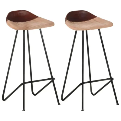 Deluke Barhocker Hellbraun 43x83x33 cm