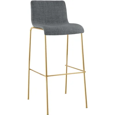 Deluke Barhocker Hellgrau 43x100x48 cm