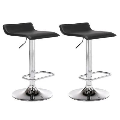Deluke Barhocker Schwarz 38x65x41 cm