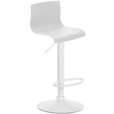 Deluke Barhocker Weiß 39x84x36 cm