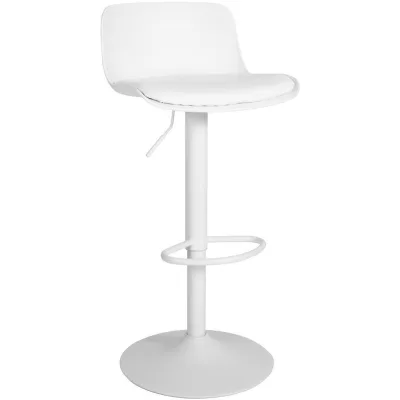 Deluke Barhocker Weiß 43.5x75x46 cm