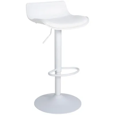 Deluke Barhocker Weiß 43x68.5x44 cm