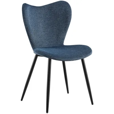 Deluke Esszimmerstuhl Blau 50x80x58 cm