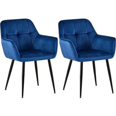 Deluke Esszimmerstuhl Blau 56.5x84x61 cm