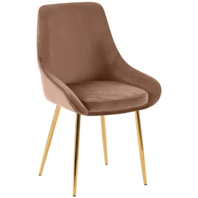 Deluke Esszimmerstuhl Braun 50x86x53 cm