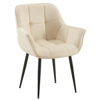 Deluke Esszimmerstuhl Creme 65x85x58 cm