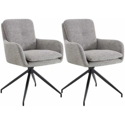 Deluke Esszimmerstuhl Taupe 58x85x63 cm