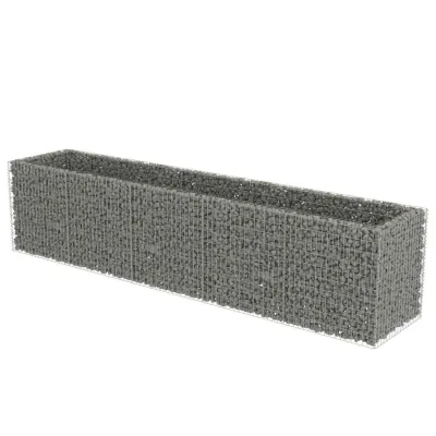 Deluke Gabionen Silber 450x100x90 cm