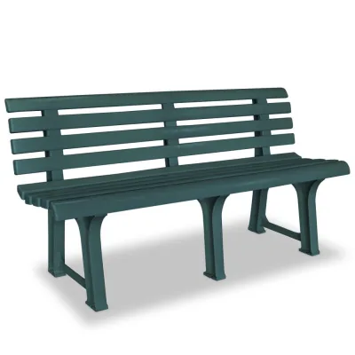 Deluke Parkbank Grün 145.5x74x49 cm