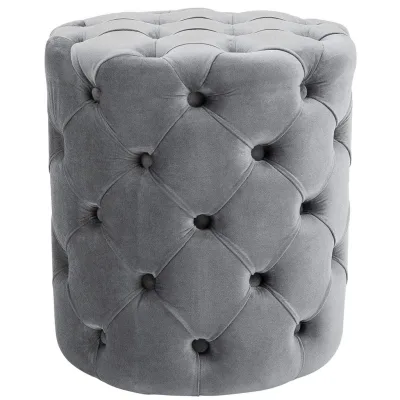 Deluke Sitzhocker Grau 42x46x42 cm