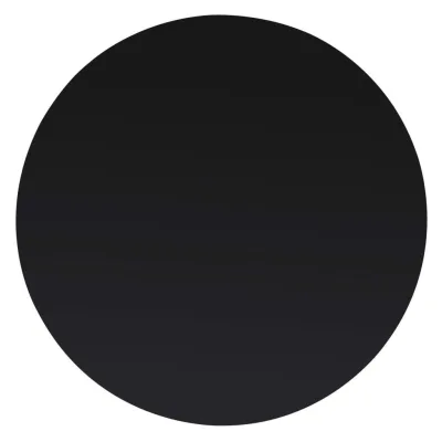 Deluke Tischplatte Schwarz 40x0.8x40 cm