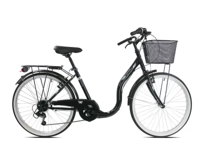 Denver S.R.L. City Bike Tiefeinstieg 26" Fahrrad CAPUCINE 26X1.75 6V