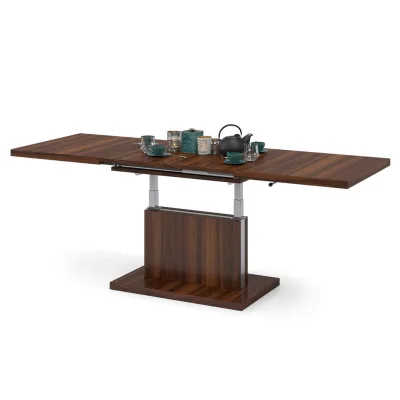 designimpex Couchtisch Nussbaum 120x56x80 cm