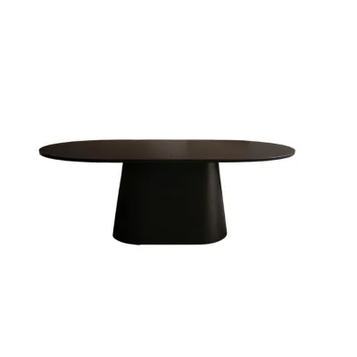 designimpex Esstisch Schwarz 160x75x89 cm