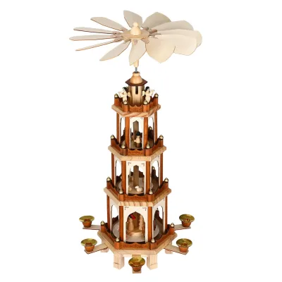 DEUBA Weihnachtspyramide XL klassisch 60 x 20 x 17cm mehrfarbig