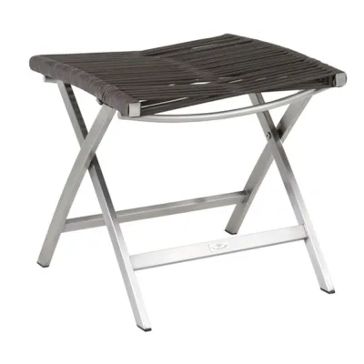 Diamond Garden Atlanta Hocker Edelstahl/Rope - Grau