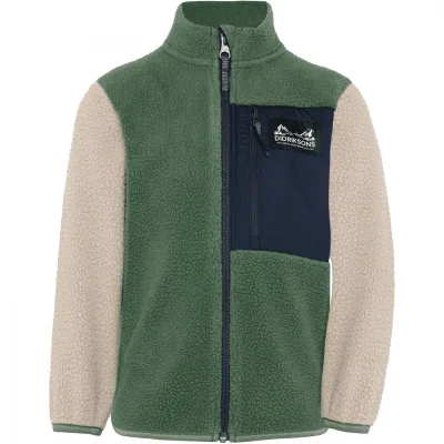 Didriksons Anten 2, Fleecejacke, Kinder, grün