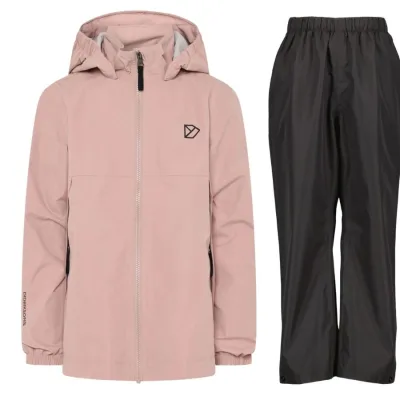 Didriksons Meliss/Penta Regenset, Junior, rosa/schwarz