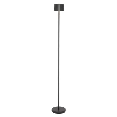 Dieter Knoll Akku-Stehleuchte Pleat High Schwarz 120 cm