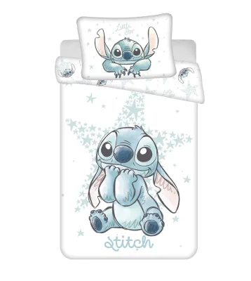 Disney Lilo & Stitch Kinder Bettwäsche Set Baumwolle 100x135 cm mit Kissen 40x60