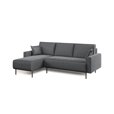 Divani.store Ecksofa Anthrazit 224x91 cm