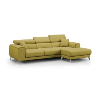 Divani.store Ecksofa Gelb 260x102 cm