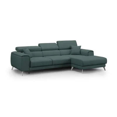 Divani.store Ecksofa Grün 260x102 cm