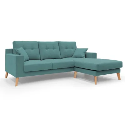 Divani.store Ecksofa Petrol 237x91 cm