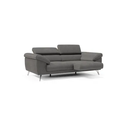 Divani.store Linearsofa Anthrazit 183x76x102 cm