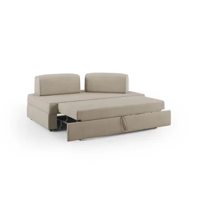Divani.store Linearsofa Beige 180x42x105 cm