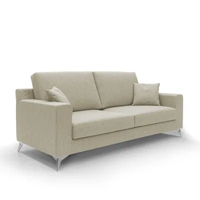 Divani.store Linearsofa Beige 206x95x91 cm