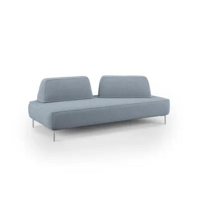 Divani.store Linearsofa Blau 167x42x115 cm