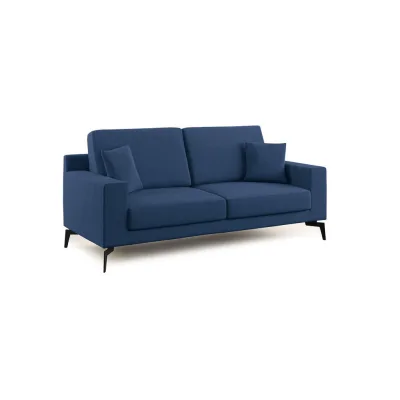 Divani.store Linearsofa Blau 186x95x91 cm